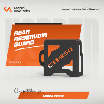 Rear Reservoir Guard for Honda CB350 | Rear Brake Fluid Container Guard | Konnen