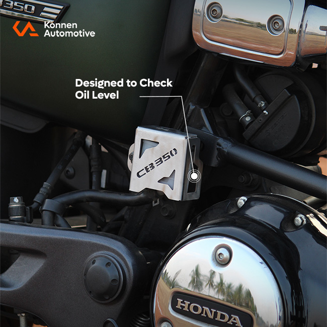 Rear Reservoir Guard for Honda CB350 | Rear Brake Fluid Container Guard | Konnen - Image 8