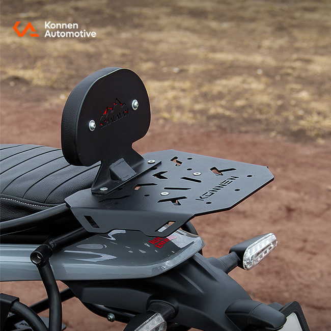 Top Rack Plate with Backrest for Royal Enfield Himalayan 450