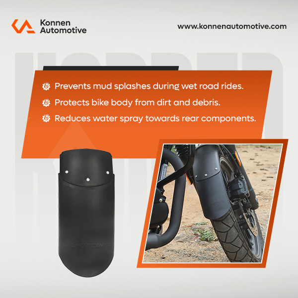 Mudguard Extender for Honda CB350 RS | Konnen