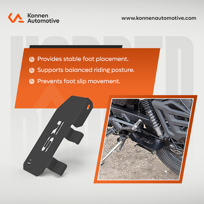 Adventure Pillion Footrest for Honda CB350 RS (Sigle) (LH)