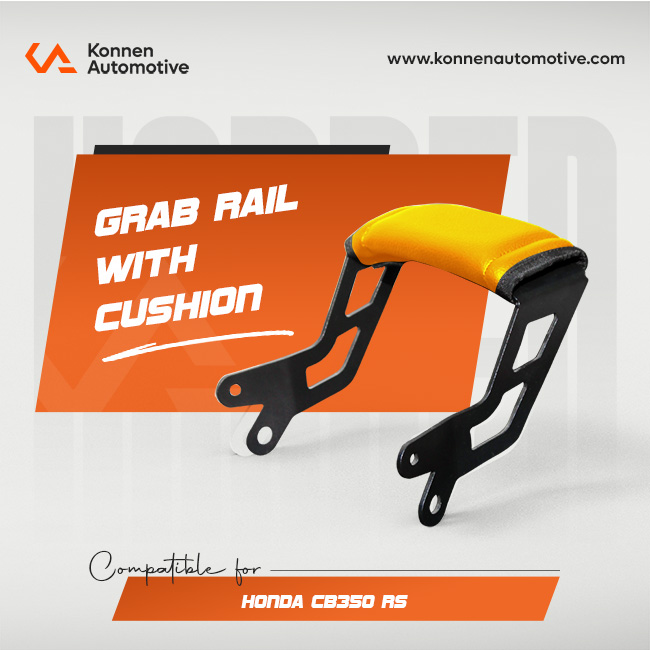 Grab Rail with Cushion for Honda CB350 RS