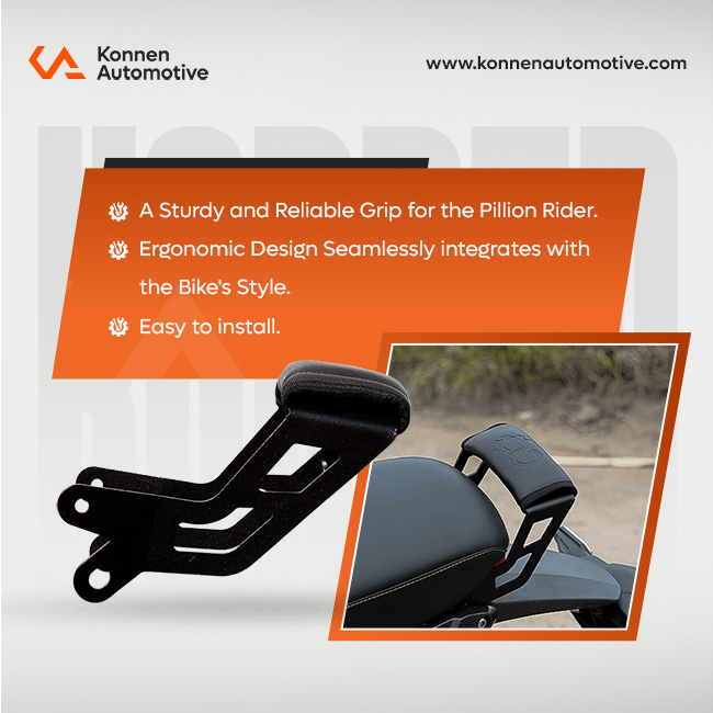 Grab Rail with Cushion for Honda CB350 RS