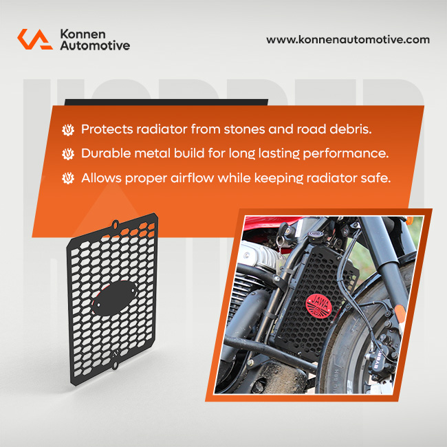 Radiator Guard for Jawa 42 Bobber