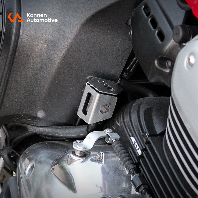 Rear reservoir Guard for Jawa 42 Bobber (Silver)