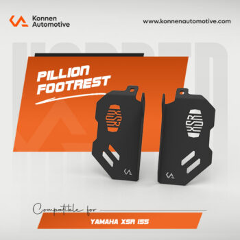 Pillion Footrest | Rear Passenger Foot Pegs for Yamaha XSR 155 | Konnen
