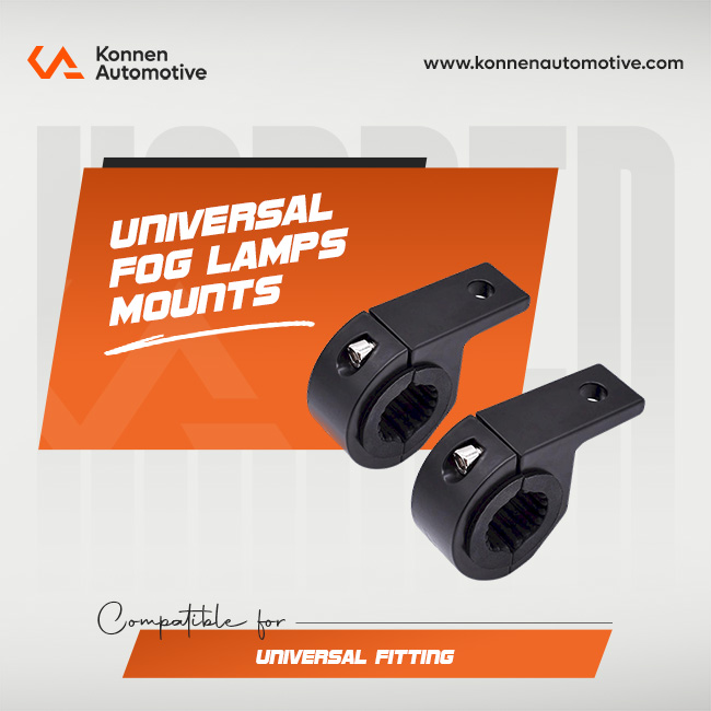 Universal Fog Light Mounting Bracket