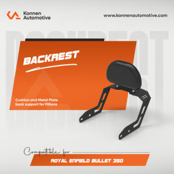 Grab Rail with backrest for Royal Enfield Bullet 350 | Konnen