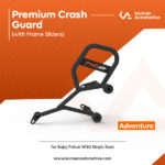 Konnen Premium Crash Guard with Frame Sliders for Bajaj Pulsar N160 (Single Seat Only)