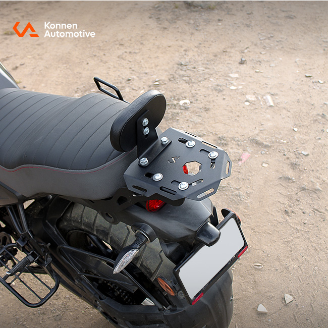 Premium Luggage Carrier with Backrest | Top Rack with Backrest | Luggage Rack with Backrest for FZ-X & FZ-X Hybrid | Konnen - Image 26
